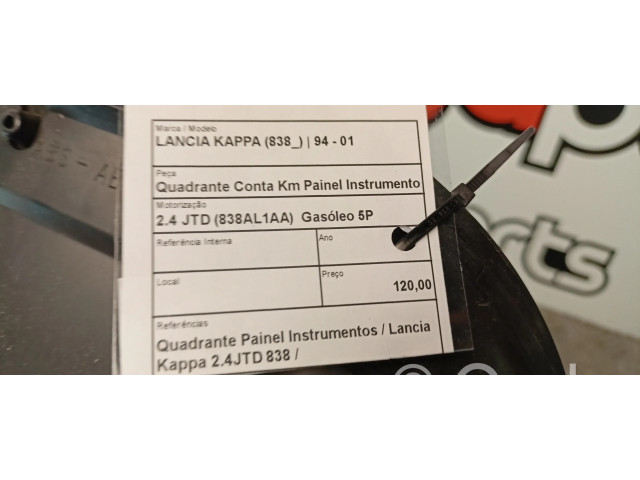 Přístrojová deska Lancia Kappa Quadrante