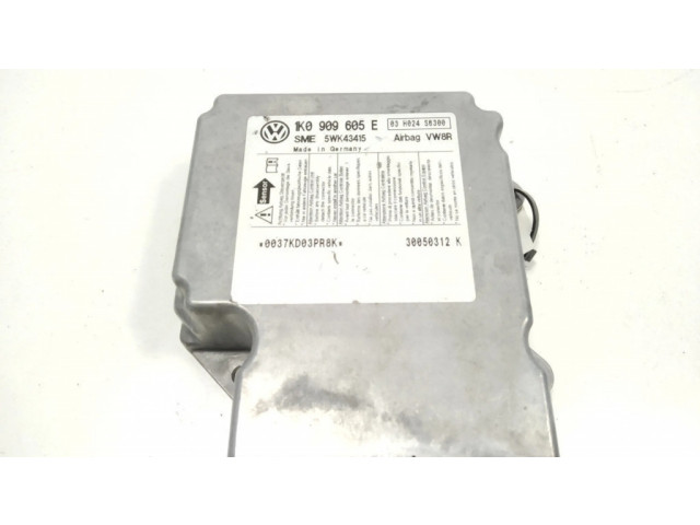 Блок подушек безопасности 1K0909605E, 5WK43415 Volkswagen Golf V