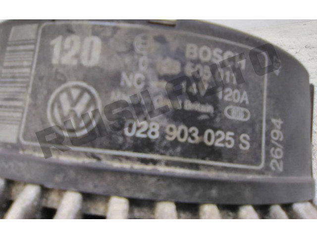 Генератор 028903025S   Volkswagen Golf III      