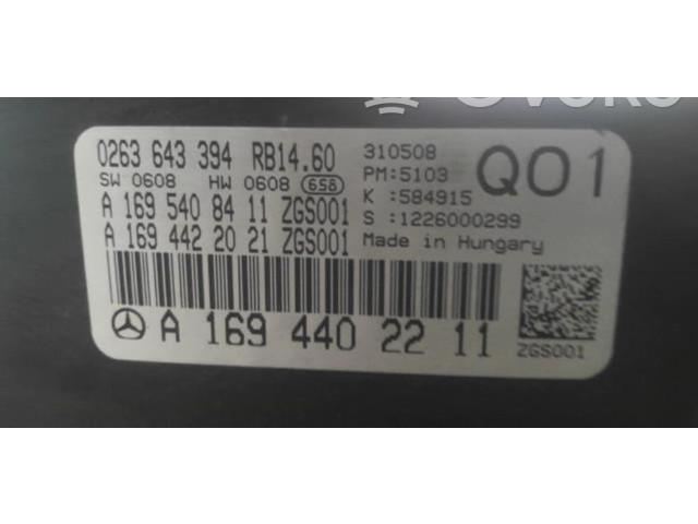 Панель приборов 1694400811   Mercedes-Benz A W169       
