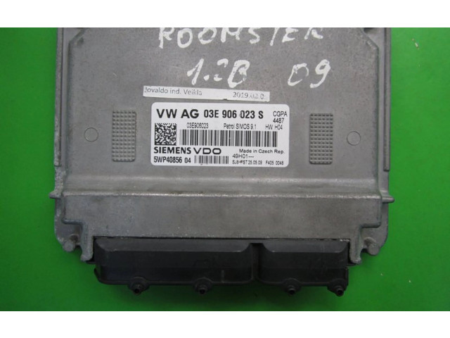 Řídící jednotka 03E906023S, 5WP40856   Skoda Roomster (5J) 2009