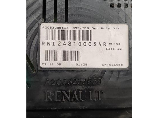 Přístrojová deska Renault Megane III 2013 A2C53285113, A2C53285113