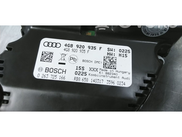 Přístrojová deska Audi A7 S7 4G 2017 4G8920935F