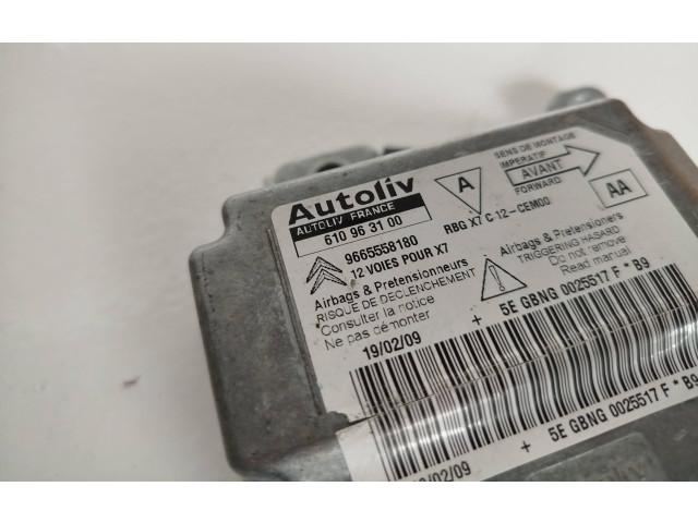 Блок подушек безопасности 9665558180 Citroen C5