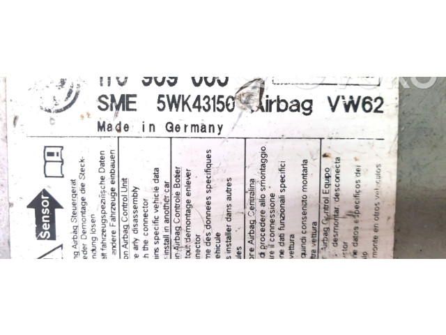 Блок подушек безопасности 1T0909605   Volkswagen Touran I