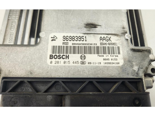 Блок управления двигателем Блок управления 96983951   Chevrolet Cruze