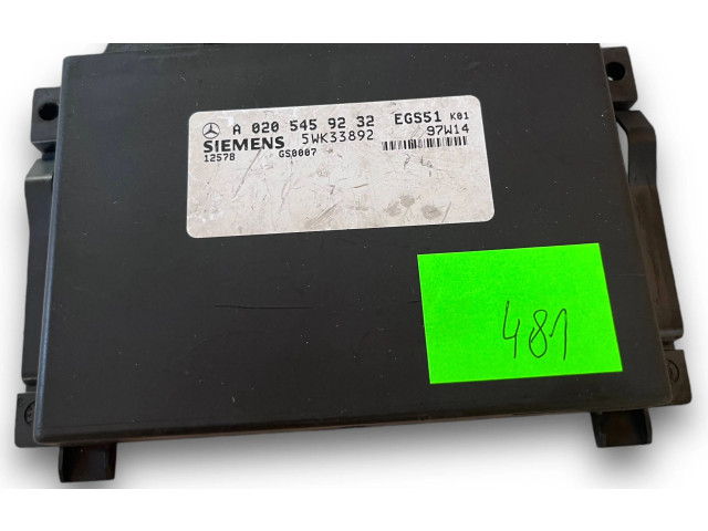 Блок комфорта S481, A0205459232 Mercedes-Benz S W140