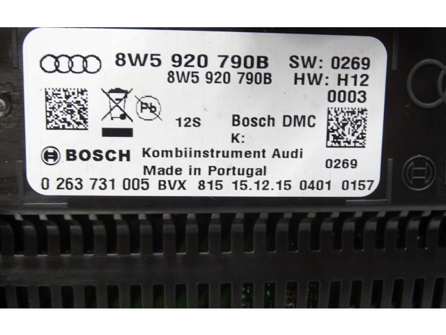 Přístrojová deska Audi A5 2020 8W5920790B