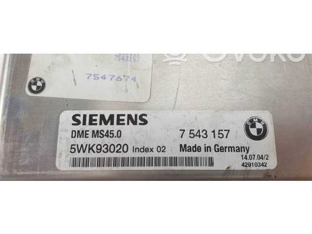 Řídící jednotka 7500255, 256S5 BMW Z4 E85 E86 2004