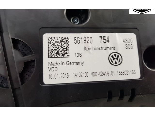 Панель приборов 5G1920754, 5G1920754   Volkswagen Golf VII       