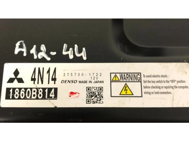 Блок управления двигателя 1860B814, 2757001722 Mitsubishi Outlander