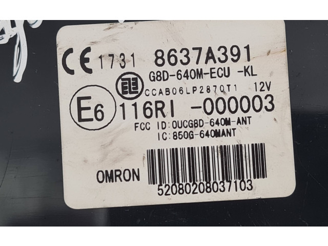 Блок комфорта 8637A391, 52080208037103 Mitsubishi Outlander