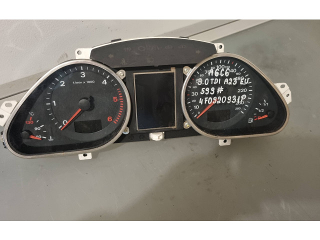 Панель приборов 4F0920931P, 4F0910930C   Audi A6 S6 C6 4F       