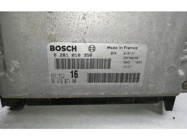 Блок подушек безопасности 9641607180, 0281010358   Citroen Xsara