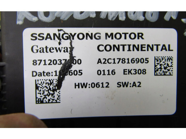 Блок управления 8712037000, A2C17816905 SsangYong Korando