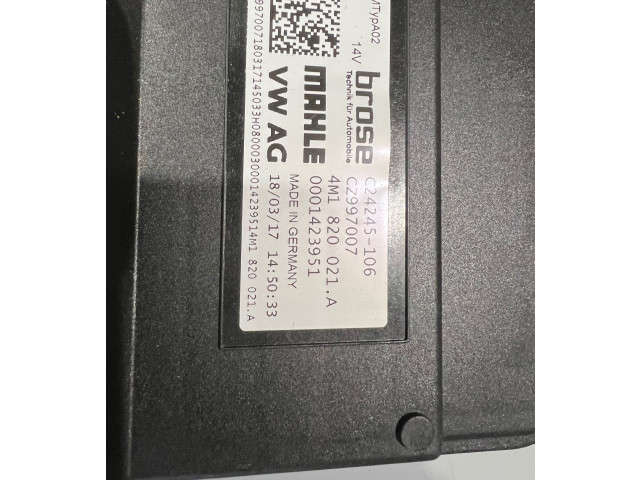 Вентилятор печки 4m1820021A Audi S5 F5