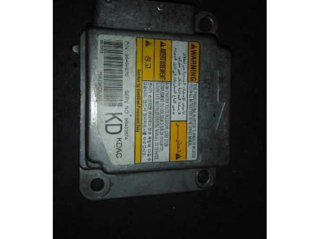 Блок подушек безопасности 96484976   Chevrolet Matiz