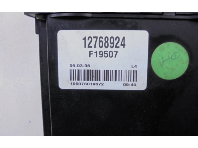 Блок управления климат-контролем 12768924, 12768924 Saab 9-5