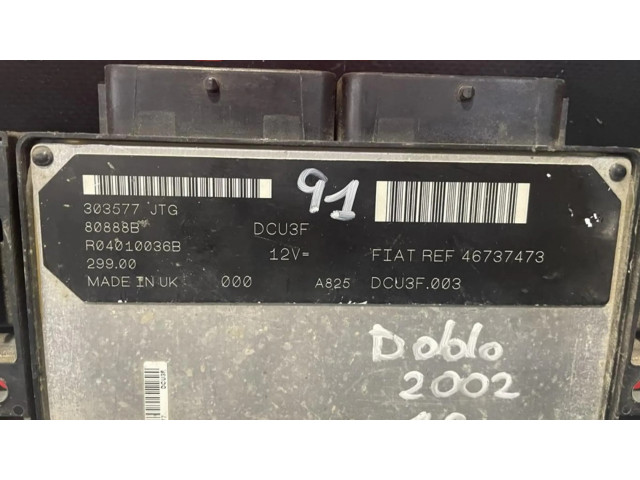 Řídící jednotka 46737473, CENTRALITAMOTORUCE Fiat Doblo