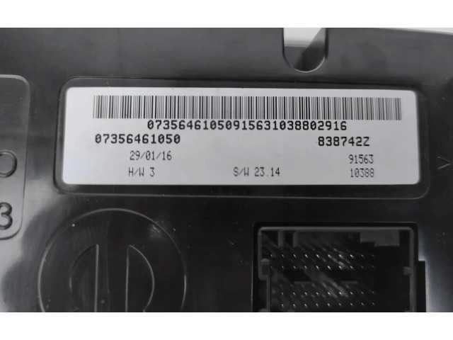 Блок управления климат-контролем 07356941360 Jeep Renegade