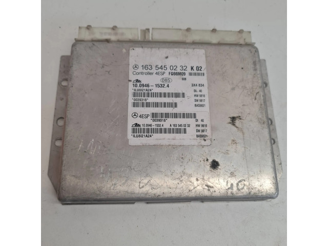 Řídící jednotka 10094615324, A1635450232 Mercedes-Benz ML W163 2002