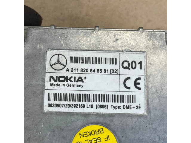 Блок управления A2118206485   Mercedes-Benz E W211