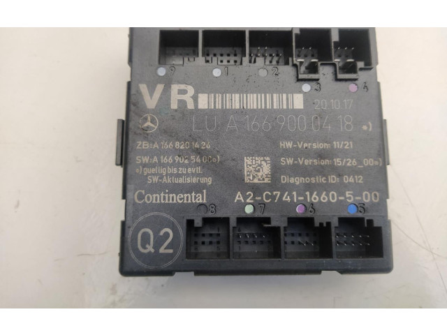 Блок комфорта A1669000418   Mercedes-Benz GLA W156   