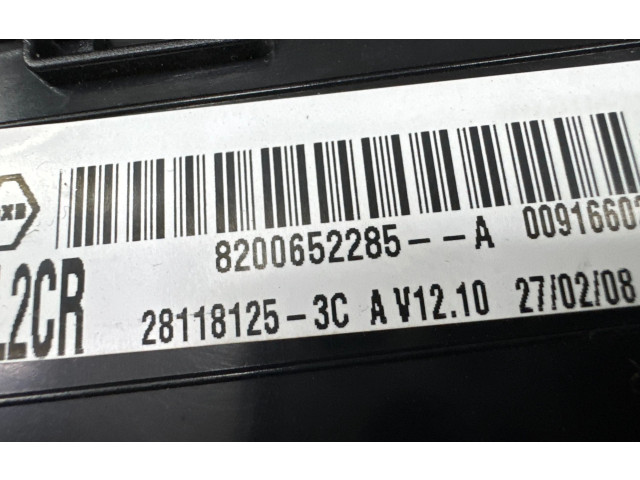 Блок комфорта 8200652285, 281181253C   Renault Clio III   