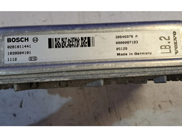 Блок управления двигателя     0281011441, 30646978    Volvo XC90 