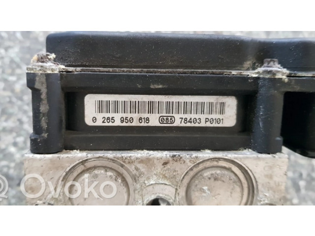 Блок АБС 0265950618, 0064310812   Mercedes-Benz  A W168  1997-2004 года