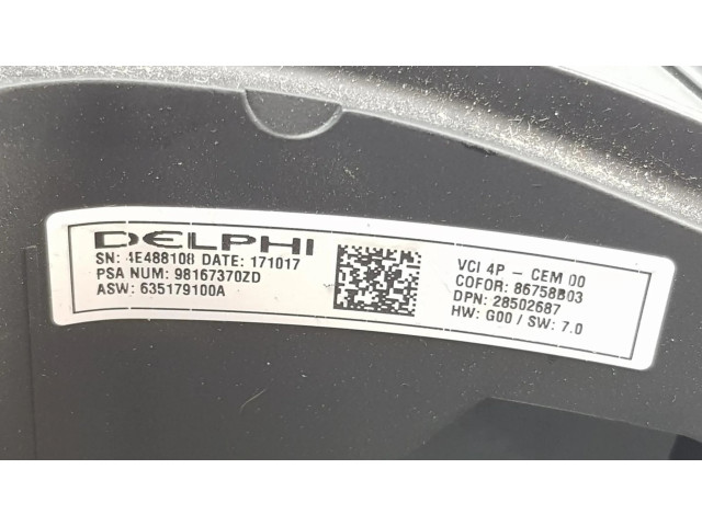 Руль Citroen C4 II Picasso  2013-2018 года 98167370ZD, 98170713ZD      