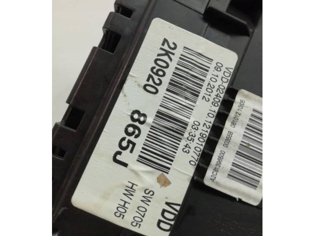 Панель приборов 2K0920865J   Volkswagen Caddy       