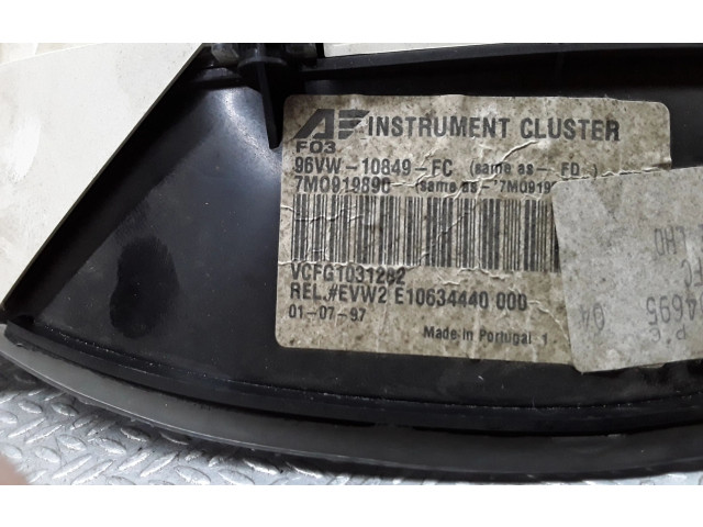 Přístrojová deska Seat Alhambra (Mk1) 1997 96VW10849FC