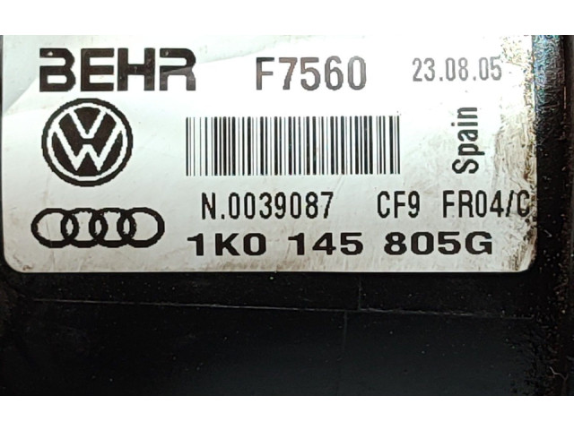 Интеркулер  1K0145805G, BEHR   Volkswagen PASSAT B6 