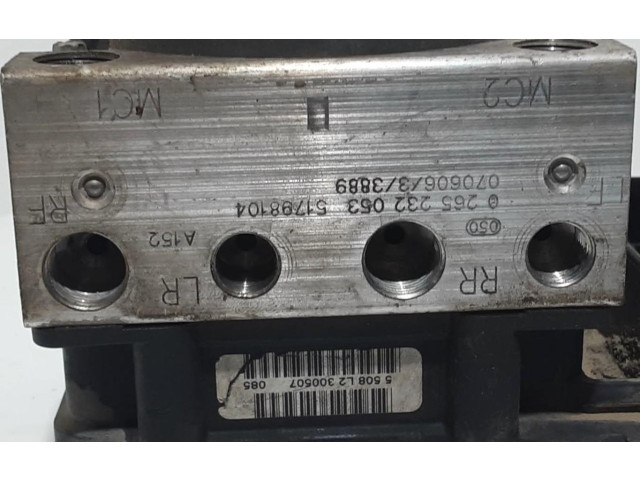 Pojistková skříňka Блок ABS 51798104 Fiat Punto (199) 2008