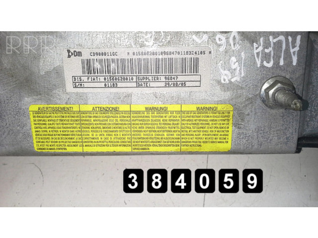 Подушка безопасности водителя 01560628010 Alfa Romeo 159