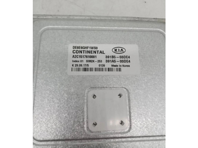 Řídící jednotka 391B503DE4 KIA Niro 2017