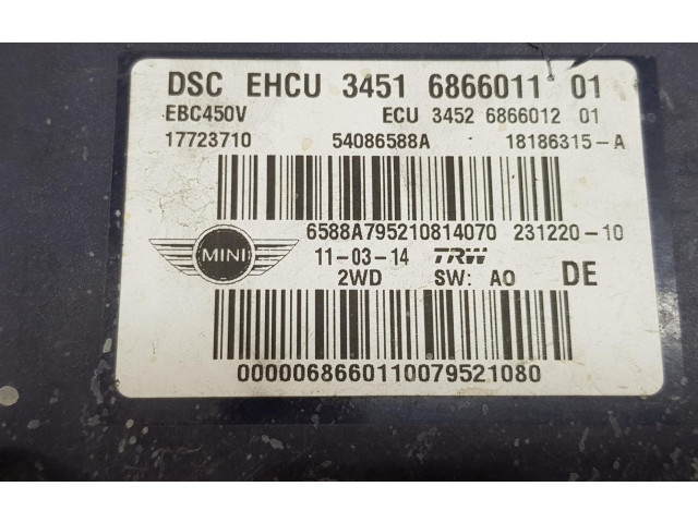 Jednotka ABS 34516866011, 6874553 Mini Cooper Countryman R60 2014
