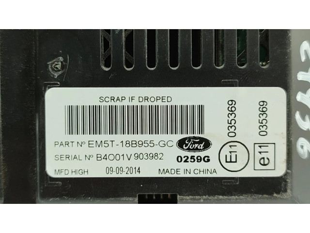 Дисплей    EM5T18B955GC   Ford Kuga II