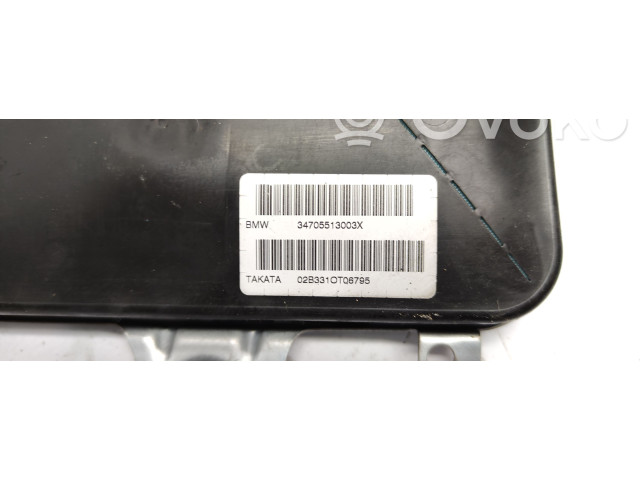 Подушка безопасности двери 34705513003X, 02B331OT06795   BMW 3 E46