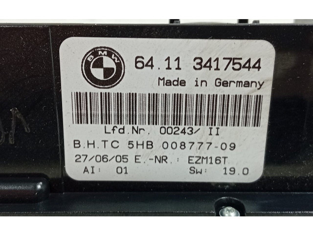 Блок управления климат-контролем 3417544   BMW X3 E83