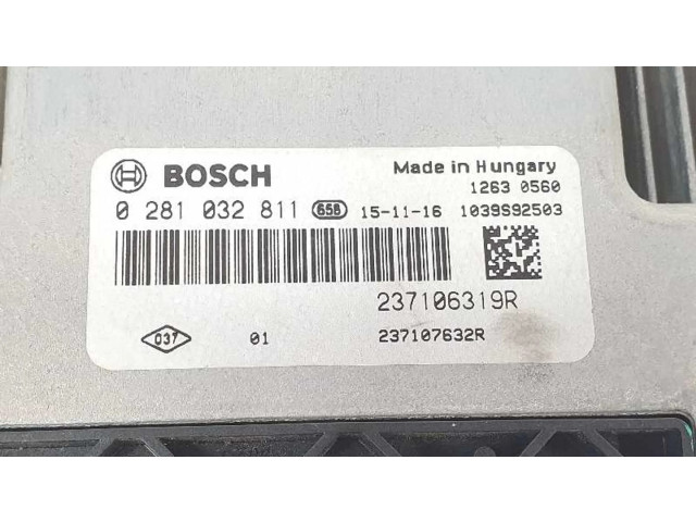 Блок управления двигателя 237106319R Dacia Lodgy