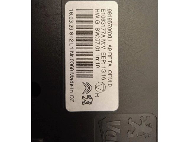 Блок управления климат-контролем 98195706XU   Peugeot 2008 I