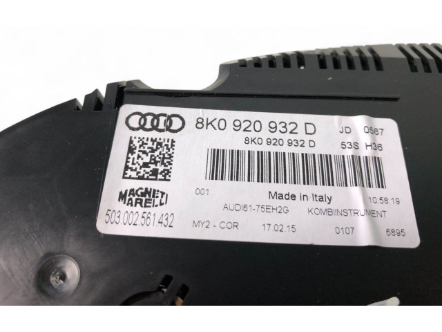 Панель приборов 8K0920932D Audi A4 Allroad B9