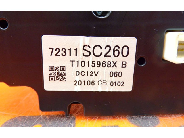 Блок управления климат-контролем 72311SC260, 72311SC260   Subaru Forester SH