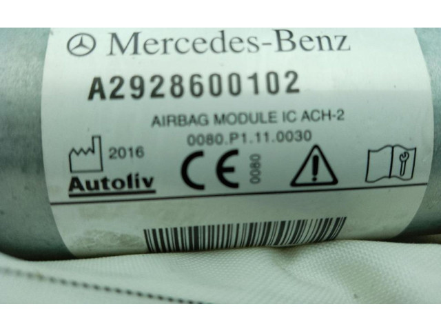 Боковая подушка безопасности A2928600102 Mercedes-Benz GLE (W166 - C292)