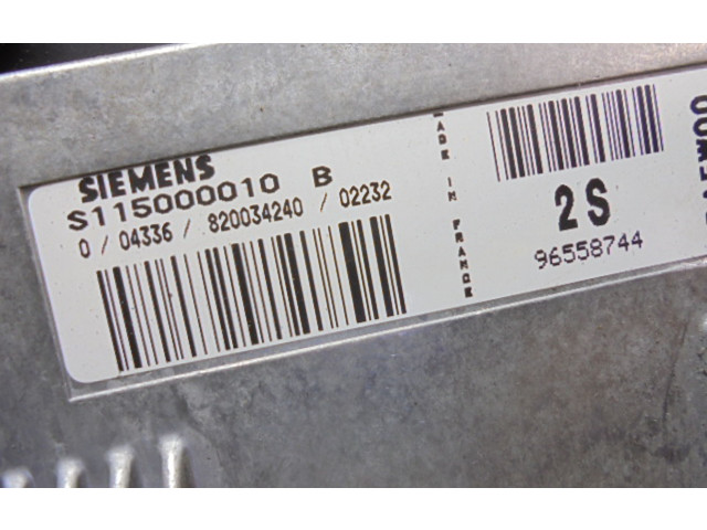 Блок управления двигателем Блок управления 96558744, 96558744   Chevrolet Matiz