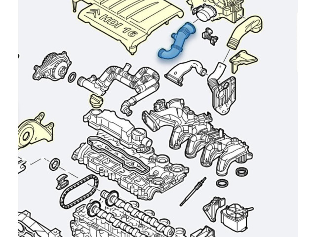  Турбина Citroen C4 I  9656953680         