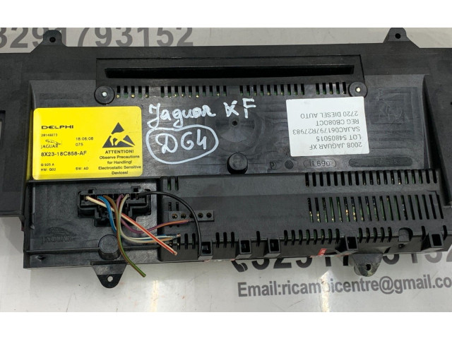 Блок управления климат-контролем 8X2318C858BF, 28149273   Jaguar XF