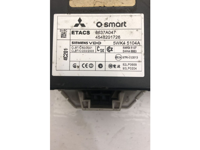 Pojistková skříňka Smart ForFour 2005